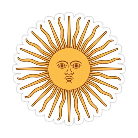 Sol De Mayo The Sun Of May Sticker By Cadellin En 2021 Pegatinas