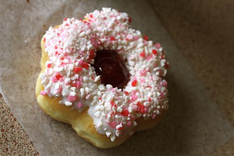 Strawberry Blossom Donut At Tim Hortons Covered In The S Flickr
