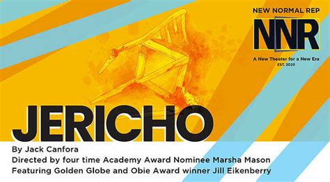 Meet Jack Canfora Author Of Jericho And Artistic Director Of New Normal Rep Or Nnr Times