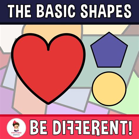 Shapes Clipart Basic Pack Geometry Math 2D Clip Art Shapes Math