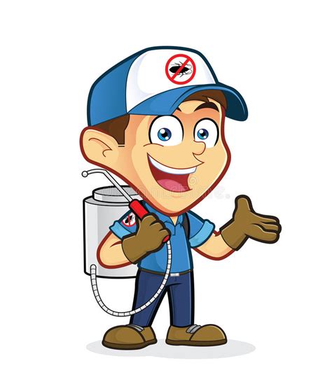 Eliminating pests from the home by providing professional tips and advice. Exterminator Or Pest Control In Welcoming Gesture Stock ...
