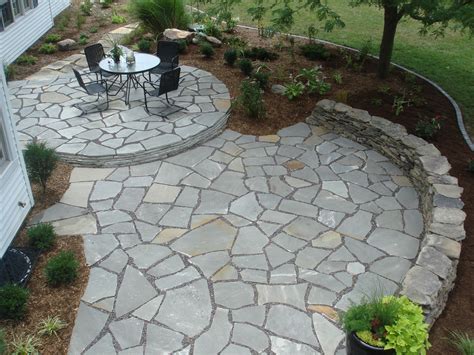 Transform Your Backyard With Natural Stone Patio Designs Patio Designs
