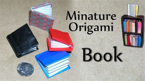 Miniature Origami Book By David Brill Youtube