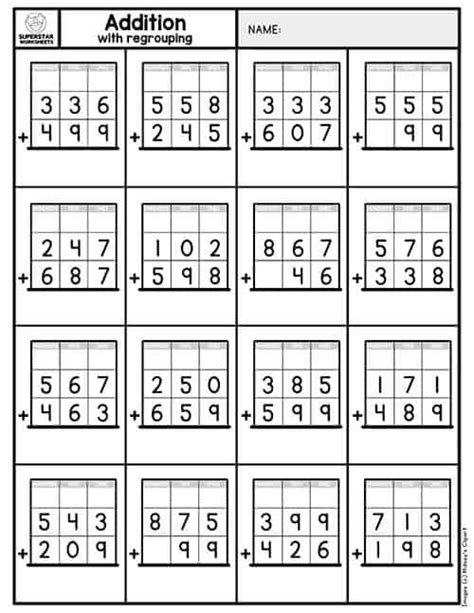 Addition Without Regrouping Worksheet Grade 2