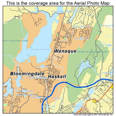 Aerial Photography Map Of Wanaque Nj New Jersey
