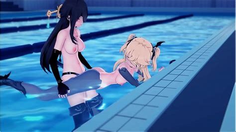 Genshin Impact Beidou Fucks Fischl At The Pool With A Straponand Xxx Mobile Porno Videos