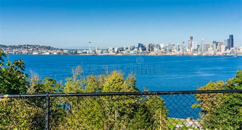 Seattle Cityscape Scene Stock Image Image Of State 159695631