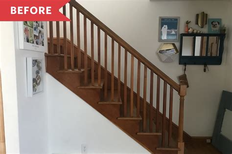 Before And After This Stair Paint Job Will Make You Never Want To