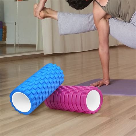 Enkeeo Textured Eva Foam Roller 6 × 12 For Physical Therapy