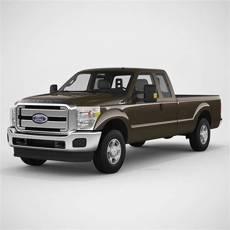 Ford Super Duty 2015 F250 Xlt 3d Model By 3dacuvision
