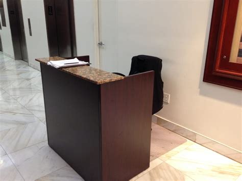 Check Out Our Mini Reception Desk It Works Great For