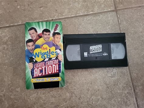 The Wiggles Lights Camera Action Vhs Video Tape Hit Entertainment My
