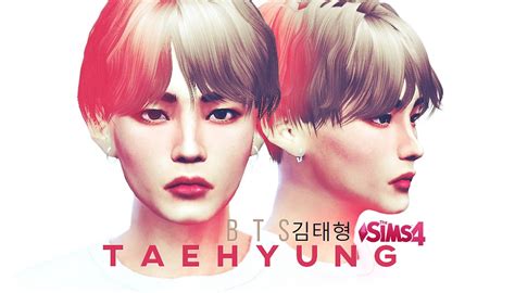 Bts Taehyung Sims 4 김태형 Kim Taehyung V Bts Recreate ♥full Cc List♥