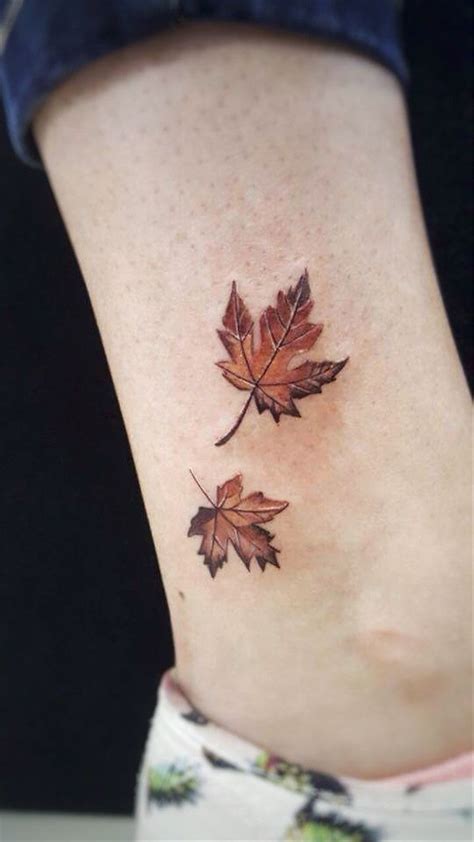 20 Maple Leaf Tattoos Express What Truly Lies In Your Heart Maple