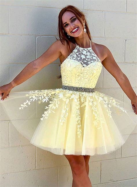Cute Lace Tulle Short Prom Dress Homecoming Dress Trendty