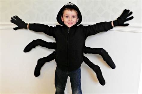 Last Minute Spider Costume And Halloween Snack Mad In Crafts Nursery