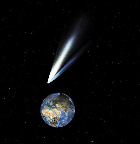 Comet Passing Earth Photograph By Friedrich Saurer Pixels