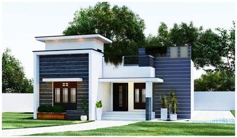 Modern Bungalow With Three Bedrooms House And Decors