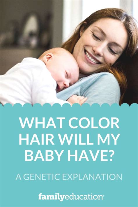 What Color Hair Will My Baby Have A Genetic Explanation Hair Color