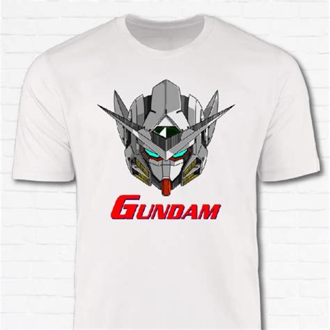 Gundam Adult Unisex T Shirt 100 Cotton Shopee Malaysia
