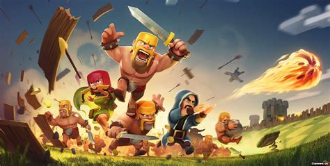 Coc Splash Barbarian Archer Wizard Clash Of Clans Wallpapers