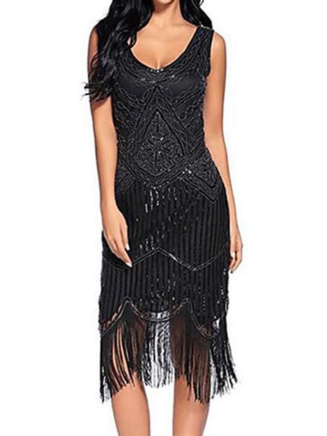 Black Fringed Evening Dress Long Dresses Casual Maxi Plus Size