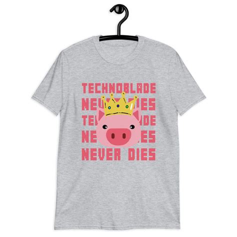 Technoblade Never Dies Technoblade Shirt Dream Smp Merch Etsy