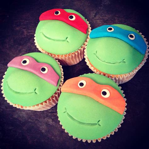 Teenage Mutant Ninja Turtles Cupcakes Tmnt Party Turtle Cupcakes