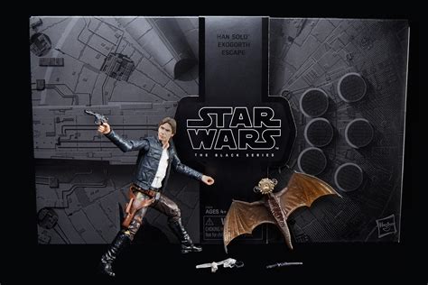 Hasbro Sdcc Exclusive Star Wars Black Series Han Solo With Mynock