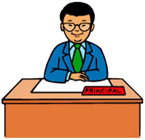 Principal Clipart Black And White Clipart Best