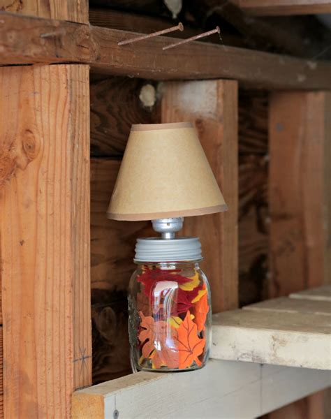 Mason Jar Diy Lamp Fall Decor Project Darice