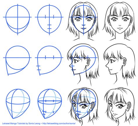 How To Draw Anime Face Side View Female Side Profile Drawing At