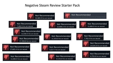 Negative Steam Review Starter Pack Rstarterpacks