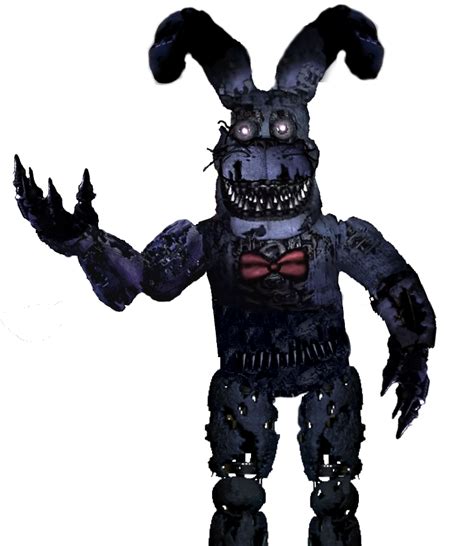 Nightmare Bonnie Full Body by XminecraftmarioX on DeviantArt png image