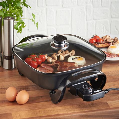 Vonshef 1500w Multi Cooker 30cm Square Electric Table Top Frying Pan
