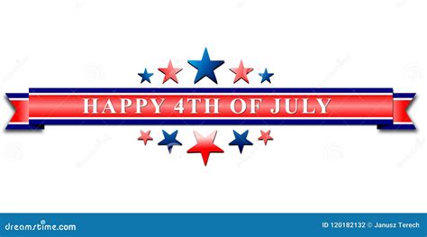 Happy 4th Of July Usa Independence Day Header Or Banner Background