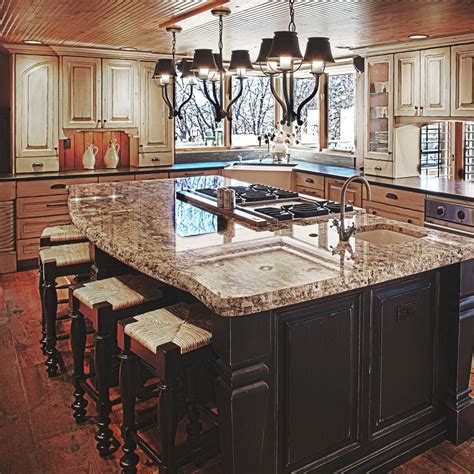 Kitchen Kitchen Islands With Stove Top And Oven Cabin Kitchen For