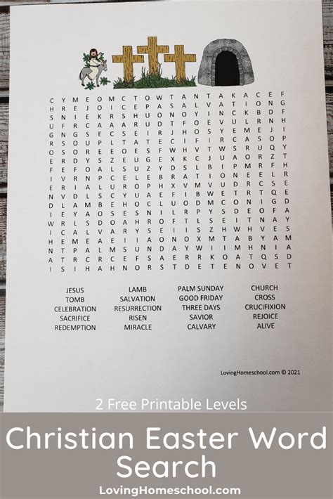 Christian Easter Word Search