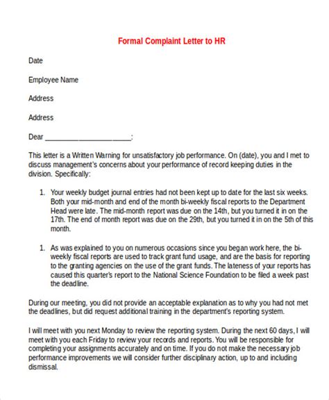 Complaint Letter Format With Samples Examples Explained Images