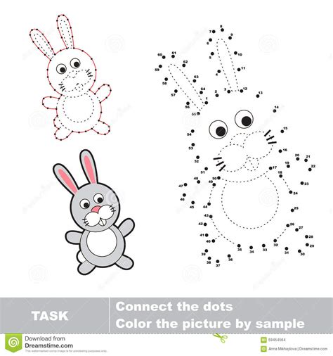 I am a self taught painter, a certified elementary art teacher and have taught visual arts to all ages for over ten years. Game For Numbers. One Cartoon Rabbit Stock Vector - Image: 59454564