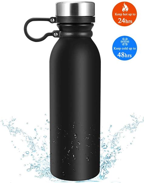 Stainless Steel Water 600ml20oz Double Walled Vacuum Insulated Bottles Bpa Free Stainless