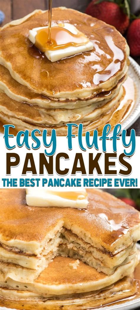 Extra Fluffy Pancakes Recipe Buttermilk Pancakes Easy Easy Homemade