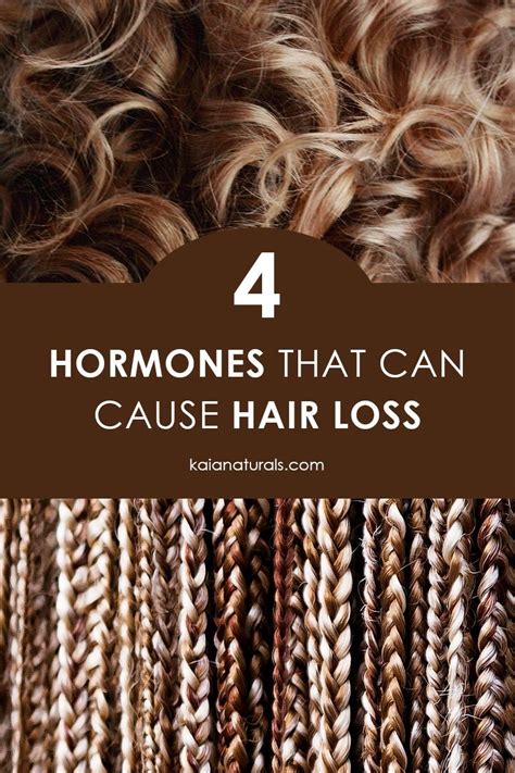 4 Hormones That Cause Hair Loss Kaia Naturals