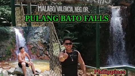 Tourist Spot Pulang Bato Falls Valencia Negros Oriental