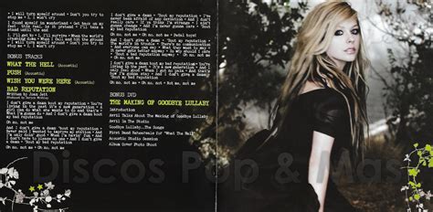 Discos Pop Mas Avril Lavigne Goodbye Lullaby Deluxe