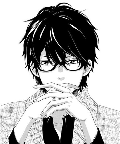 Image Result For Manga Boy With Glasses Seni Animasi