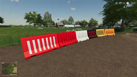 Fs Plastic Road Barrier V Farming Simulator Mod Ls
