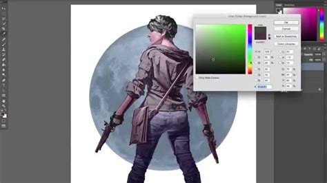Digital Painting Character Design Demo Youtube