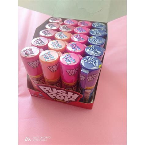 Jual Push Pop Candy Permen Stik Lolipop Kemasan Box Shopee Indonesia