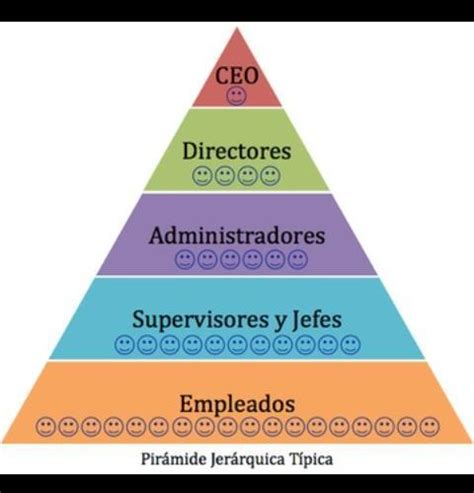 Pirámide De Jerarquía En Una Empresa Brainlylat